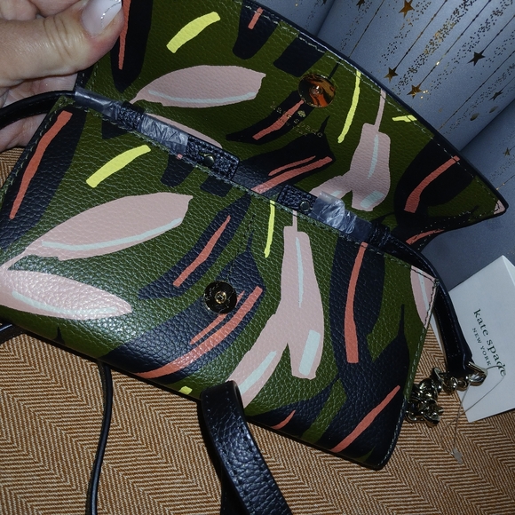 Bnwt Authentic Kate Spade New York Eva Modern Feather Wallet/ Clutch/ Crossbody - Picture 7 of 10